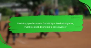 Sändning i professionella fotbollsligor: Mediarättigheter, Publikräckvidd, Ekonomiska konsekvenser